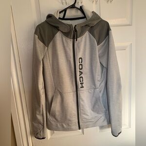 Beachbody Gray and Black Women's Jacket Large